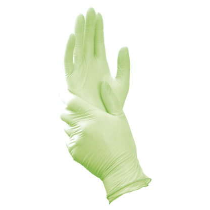 Blossom Latex Powder Free Textured Exam Gloves with C.O.A.T.S., Sizes M-L, 100 Gloves Per Box