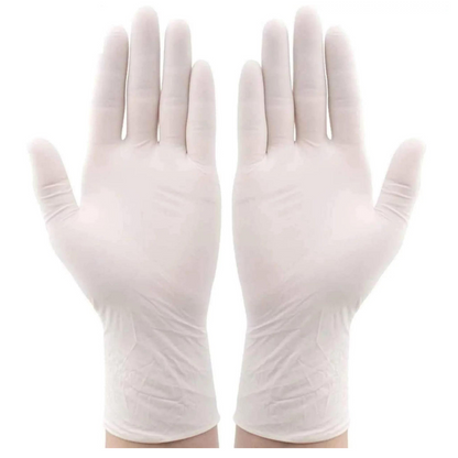 Latex Exam Powder Free 5 Mil Disposable Gloves,