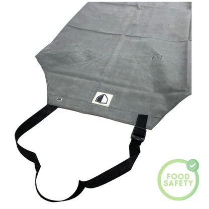 9001  Black Rubber Apron Mid-Weight 42", Food Service Safety