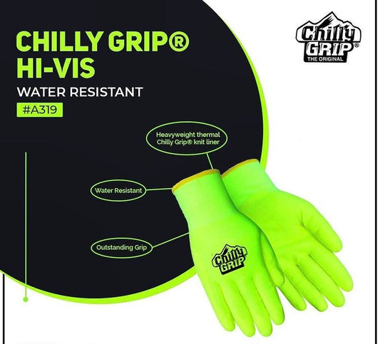 TA314 Chilly Grip Foam Latex, Black, Rubber Palm, Sizes S-XL, Sold by –  Oregon Glove Company