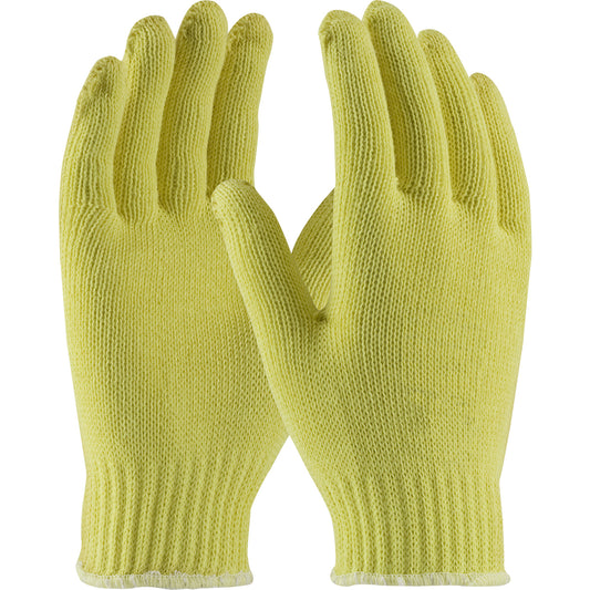 Kevlar Cut Resistant Gloves, Yellow, ANSI Cut Level 3, Sizes S-L, Sold by Pair